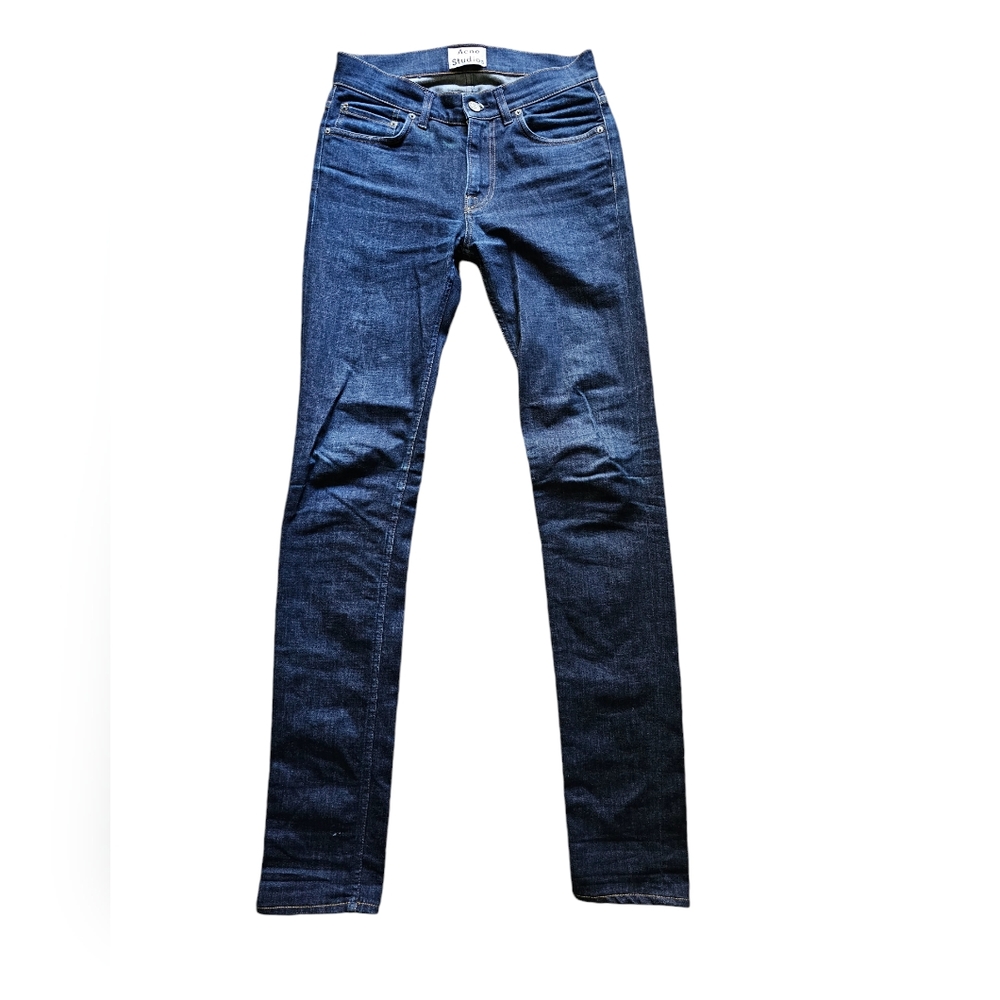 Acne Women's Dark Blue Skinny Jeans